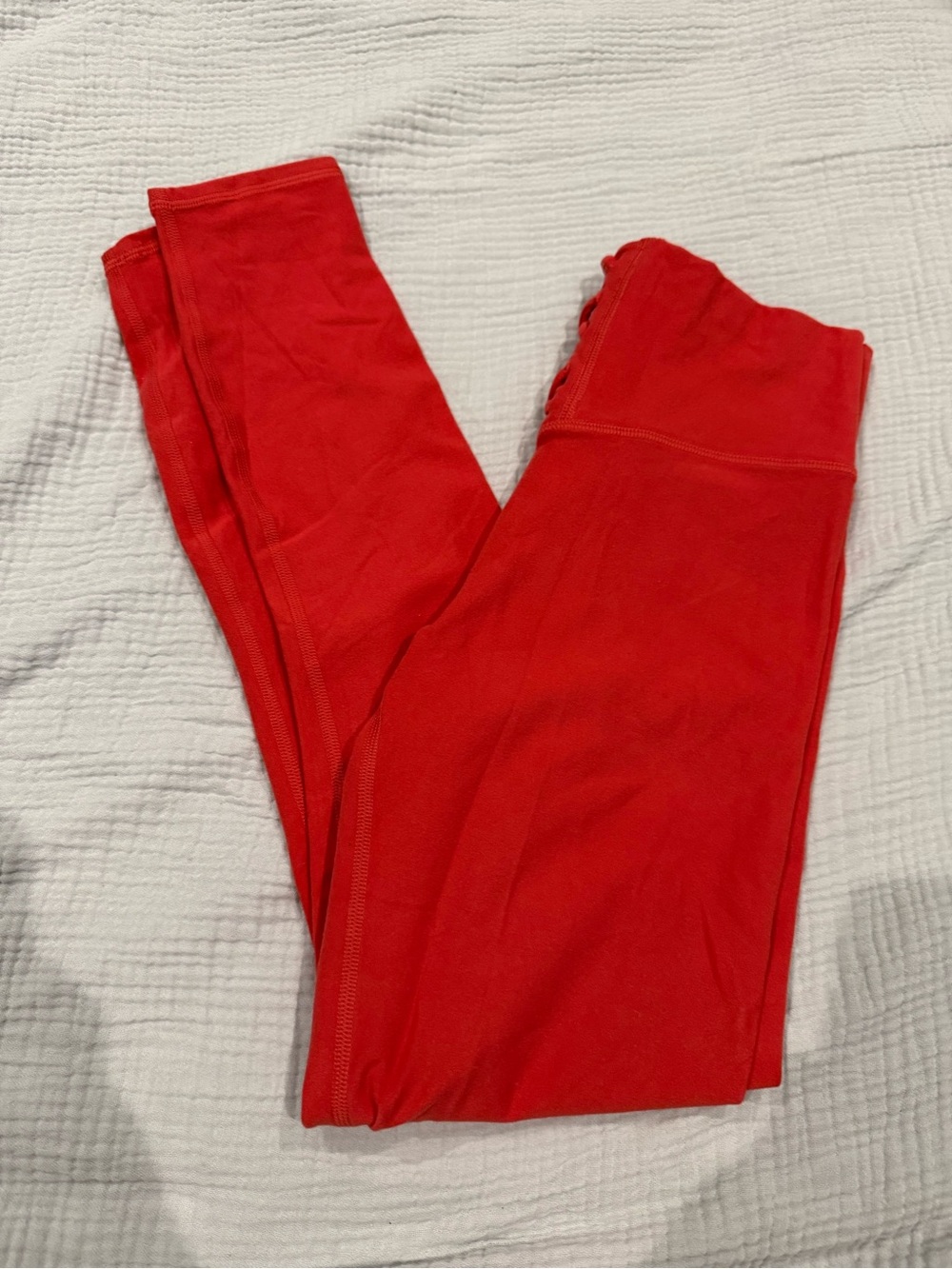 Abercrombie & Fitch Red Leggings - Classic Stretch Bottoms